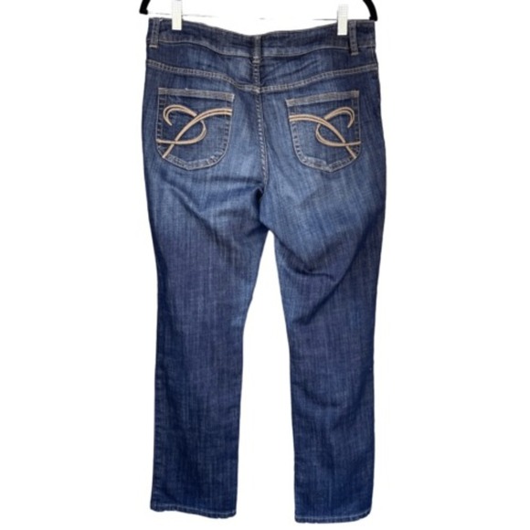 Chico's Ultimate Fit Slim‎ Leg Jeans Dark Wash Denim Comfort Stretch - Picture 7 of 7